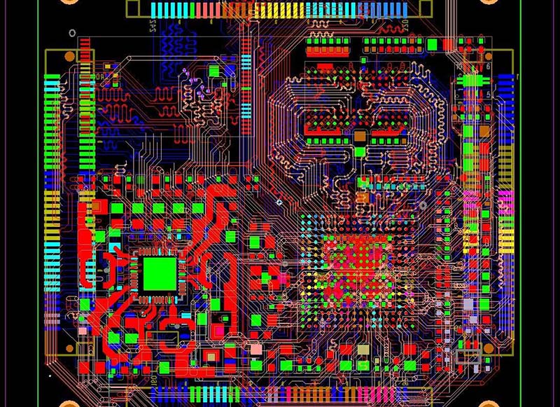 PCB中各组件之间连线